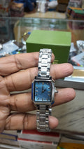 IEKE Ocean Blue Rectangular Watch – Elegant Pearl Series