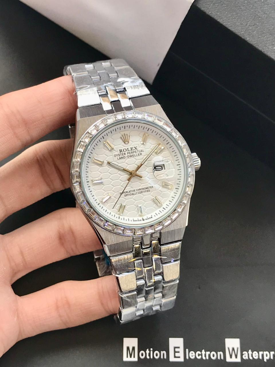 The Opulent "Land-Dweller" Concept: Silver & Ice Luxury Timepiece