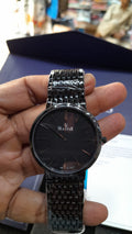 SEASTAR Obsidian Black Minimalist Watch – Phantom Luxury Edition