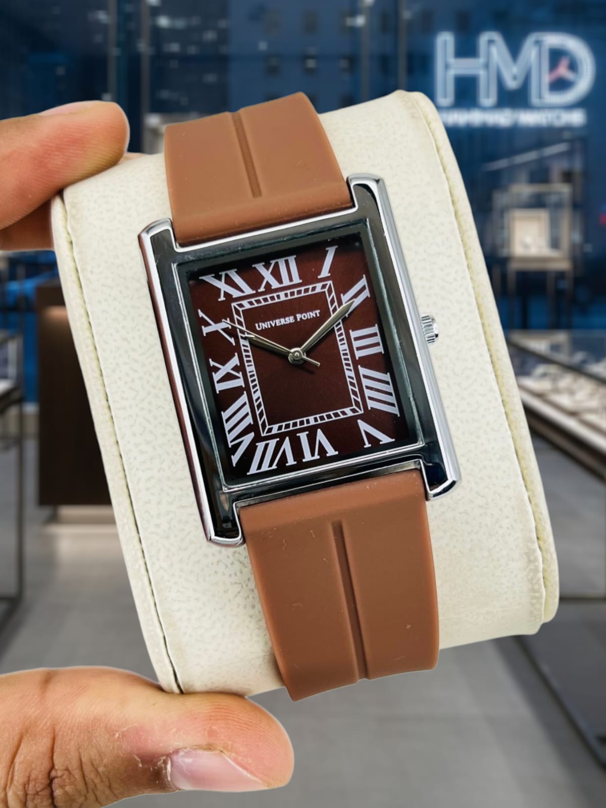 Universe Point Vanguard Tank Watch – Modern Minimalist Elegance
