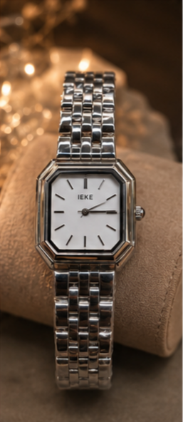 IEKE Heritage Square Minimalist Watch – Classic Multi-Color Series